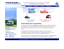 Tablet Screenshot of clarkmasts.de